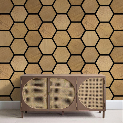 HEX - Acoustic Panelling - White Oak