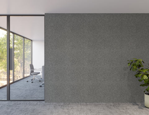 Acoustic Polyester Panel - Teal Grey