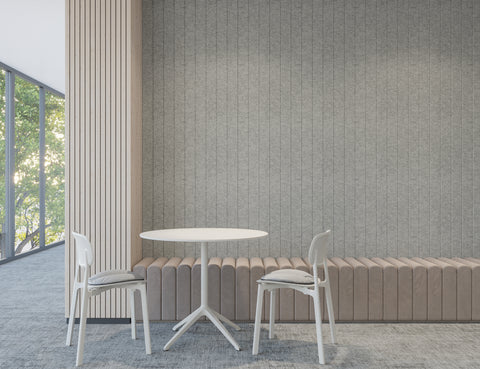 Acoustic Polyester Panel - Light Grey