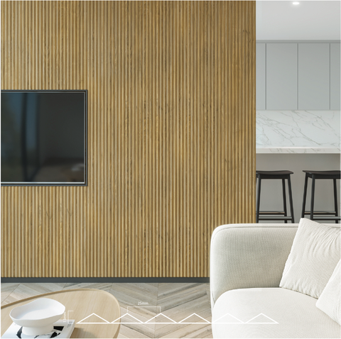 Linear FlexFold - Peaks - White Oak