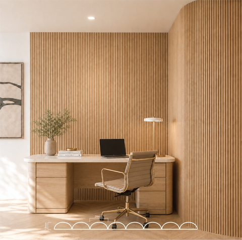 Linear FlexFold - Hills - White Oak