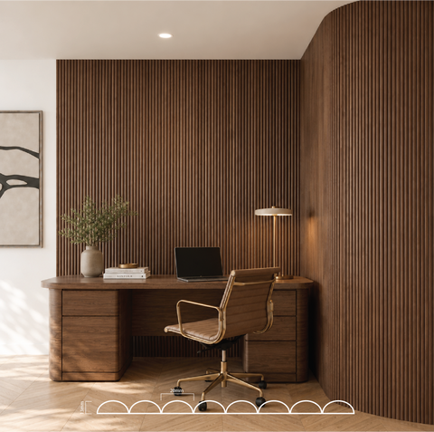 Linear FlexFold - Hills - Black Walnut