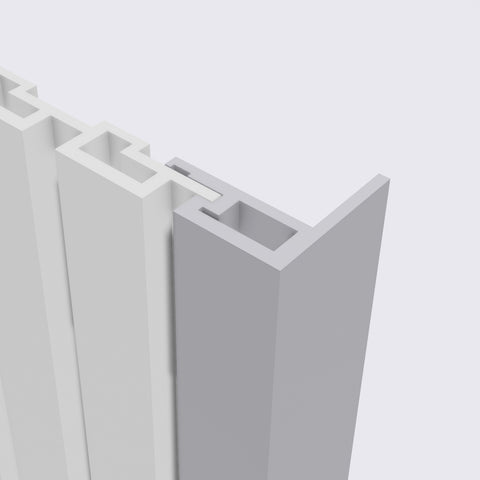 Slat Exterior WPC Panelling - End Strip