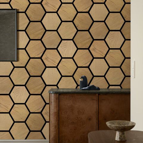 HEX - Acoustic Panelling - White Oak