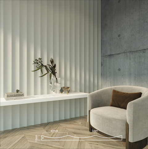 Linear - Waved XXL - Primed